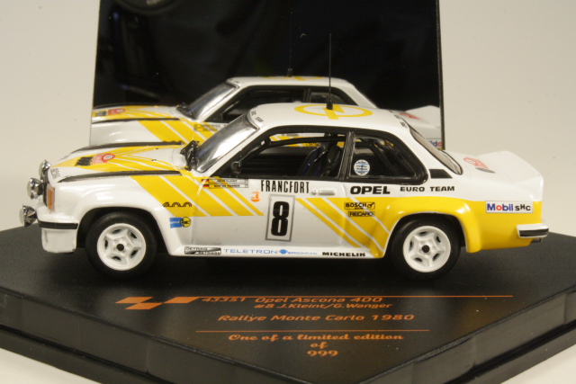 Opel Ascona B 400, Monte Carlo 1980, J.Kleint, no.8