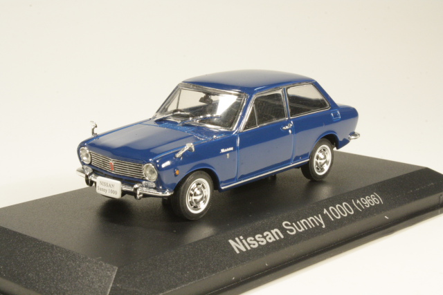 Nissan Sunny 1000 1966, sininen - Sulje napsauttamalla kuva
