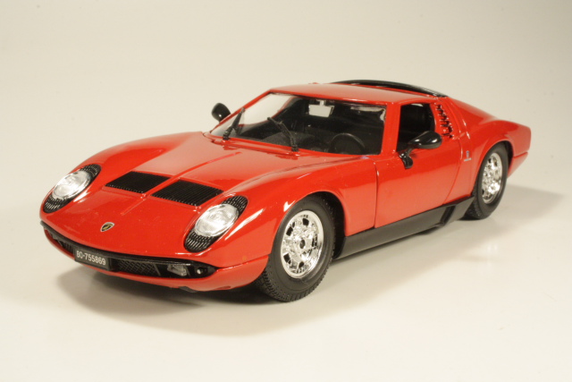 Lamborghini Miura 1968, punainen - Sulje napsauttamalla kuva