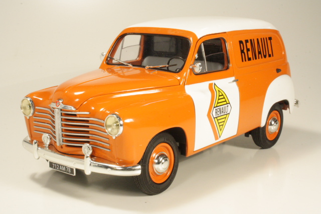 Renault Colorale Fourgon 1953 "Renault", oranssi/valkoinen - Sulje napsauttamalla kuva