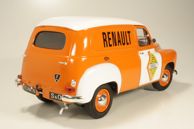 Renault Colorale Fourgon 1953 "Renault", oranssi/valkoinen - Sulje napsauttamalla kuva