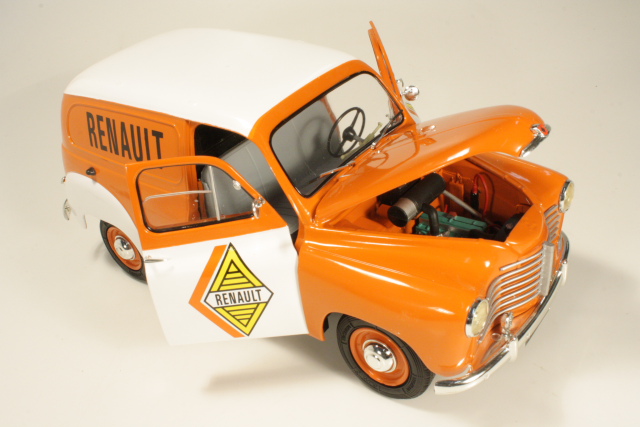 Renault Colorale Fourgon 1953 "Renault", oranssi/valkoinen - Sulje napsauttamalla kuva