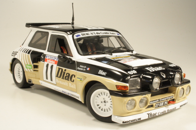 Renault 5 Maxi Turbo, Tour de Corse 1986, A.Chariot, no.11 - Sulje napsauttamalla kuva