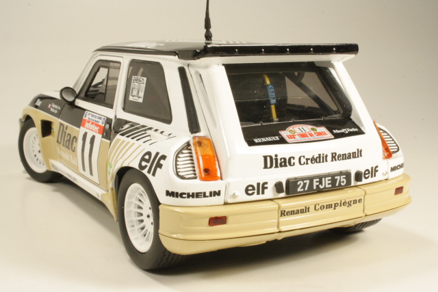 Renault 5 Maxi Turbo, Tour de Corse 1986, A.Chariot, no.11 - Sulje napsauttamalla kuva