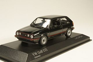 VW Golf 2 GTi 1985, musta - Sulje napsauttamalla kuva