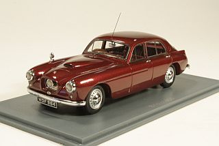 Bristol 405 Sports Saloon 1954, tummanpunainen - Sulje napsauttamalla kuva