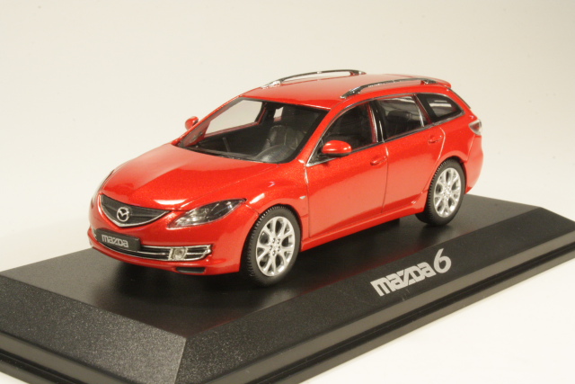 Mazda 6 FW 2008, punainen - Sulje napsauttamalla kuva