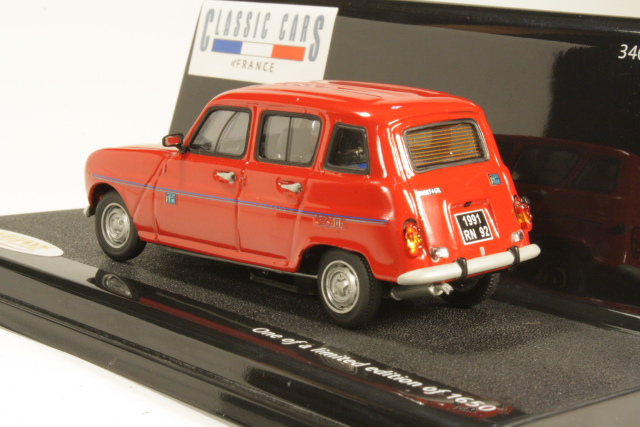 Renault 4GTL Carte-Jeunes, punainen - Sulje napsauttamalla kuva