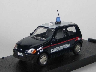 Fiat Seicento 2002 Carabinieri, sininen