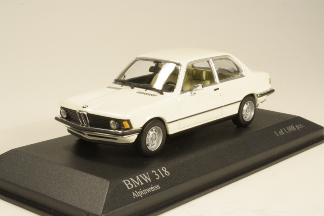 BMW 318i (e21) 1975, valkoinen - Sulje napsauttamalla kuva