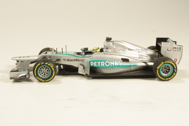 Mercedes AMG W04, Showcar 2013, N.Rosberg - Sulje napsauttamalla kuva