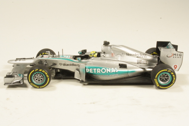 Mercedes AMG W04, Showcar 2013, N.Rosberg - Sulje napsauttamalla kuva