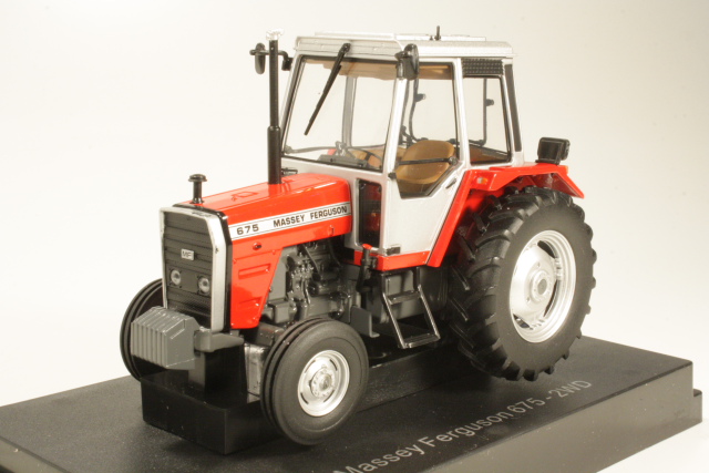 Massey Ferguson 675 2wd 1983, punainen - Sulje napsauttamalla kuva