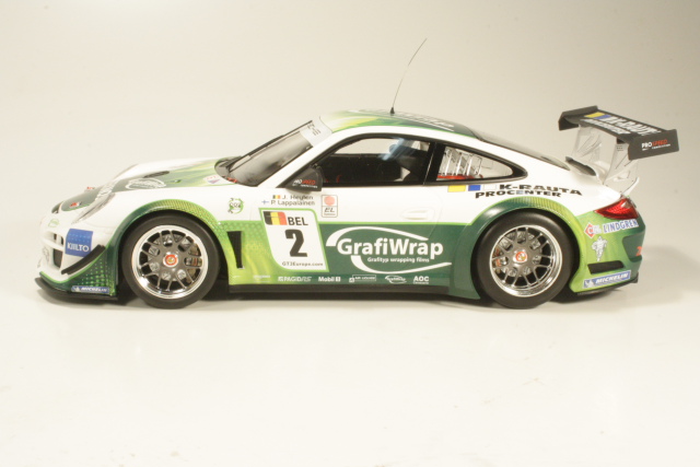 Porsche 911 GT3-R, FIA GT3 Championship 2011, Lappalainen/Heylen - Sulje napsauttamalla kuva