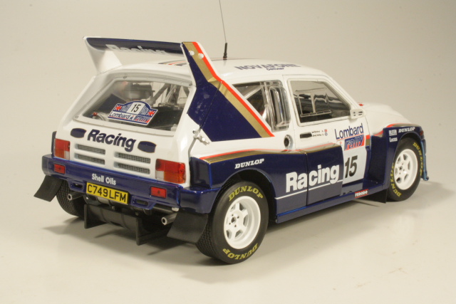 MG Metro 6R4, RAC 1986, J.McRae, no.15
