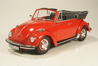 VW 1302LS Cabriolet 1971, punainen - Sulje napsauttamalla kuva