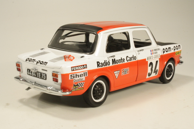 Simca 1000 Rallye 2, Monte Carlo 1973, B.Fiorentino, no.34