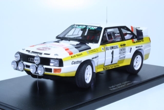 Audi Sport Quattro SWB, Monte Carlo 1985, S.Blomqvist, no.1 - Sulje napsauttamalla kuva