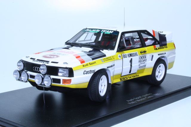 Audi Sport Quattro SWB, Monte Carlo 1985, S.Blomqvist, no.1