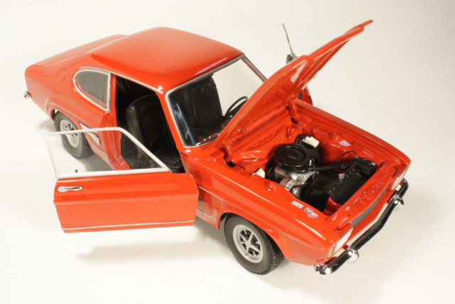 Ford Capri Mk1 1700GT 1969, punainen - Sulje napsauttamalla kuva