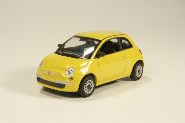 Fiat 500 2007, yellow