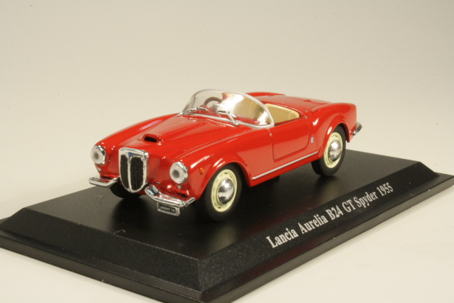 Lancia Aurelia B24 GT Spyder 1955, punainen - Sulje napsauttamalla kuva