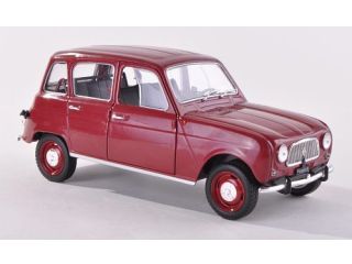 Renault 4 1962, tummanpunainen - Sulje napsauttamalla kuva