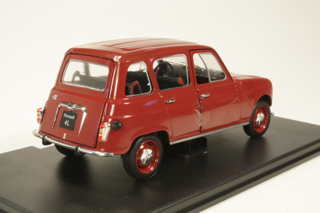 Renault 4 1962, tummanpunainen - Sulje napsauttamalla kuva