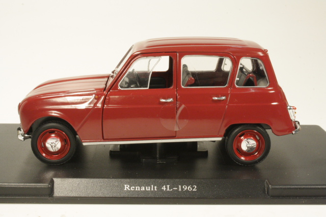 Renault 4 1962, tummanpunainen - Sulje napsauttamalla kuva