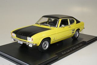 Ford Capri Mk1 1700GT XLR 1970, keltainen/musta - Sulje napsauttamalla kuva