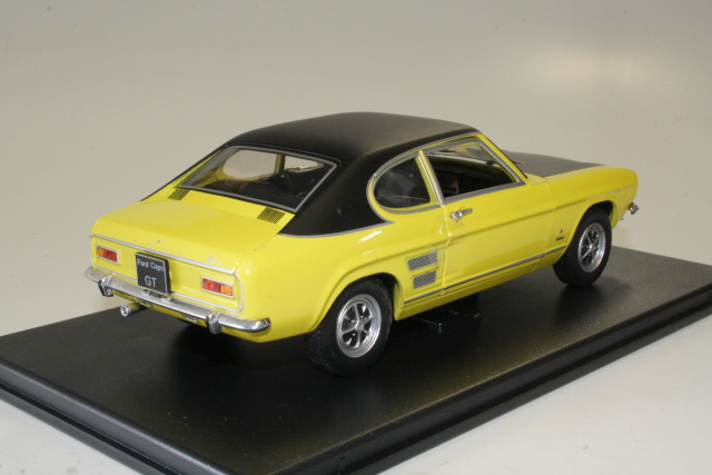 Ford Capri Mk1 1700GT XLR 1970, keltainen/musta