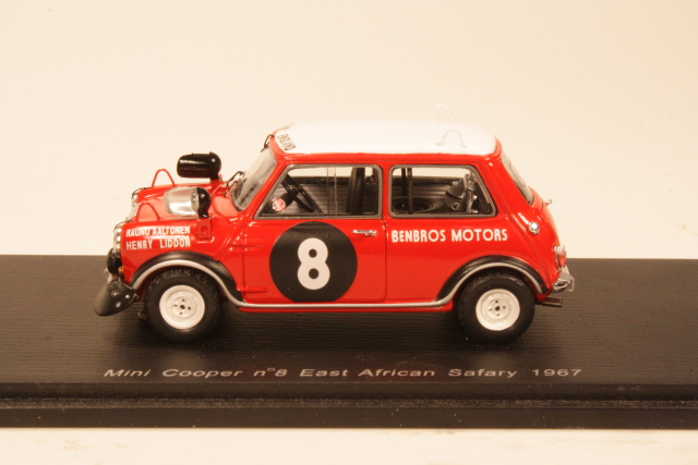 Mini Cooper, Safari 1967, R.Aaltonen, no.8