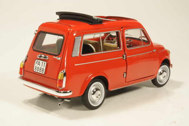 Fiat 500 Giardiniera 1960, punainen