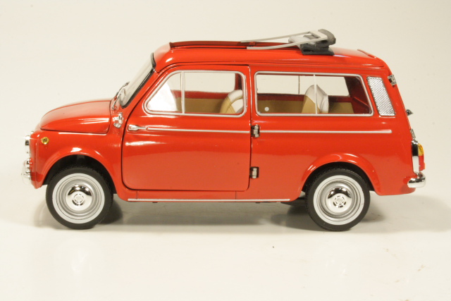 Fiat 500 Giardiniera 1960, punainen