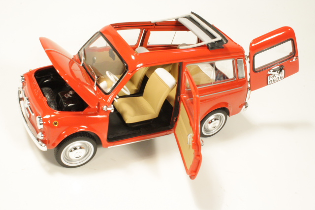 Fiat 500 Giardiniera 1960, punainen