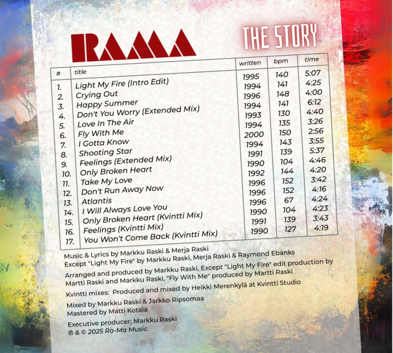 Rama "The Story" CD-levy