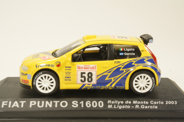 Fiat Punto S1600, Monte Carlo 2003, M.Ligato, no.58