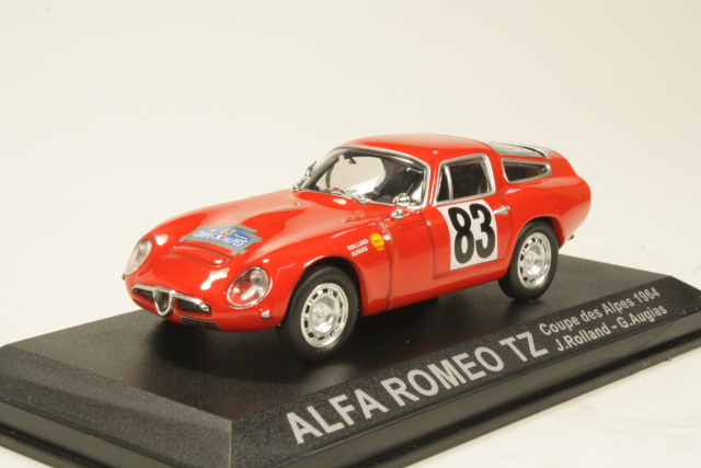 Alfa Romeo TZ, Coupe des Alpes 1964, J.Rolland, no.83 - Sulje napsauttamalla kuva