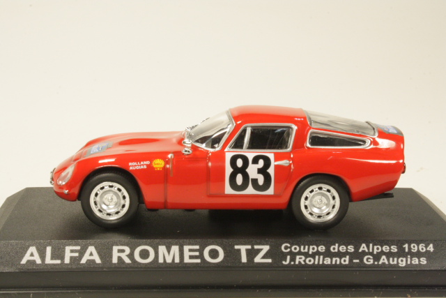 Alfa Romeo TZ, Coupe des Alpes 1964, J.Rolland, no.83 - Sulje napsauttamalla kuva