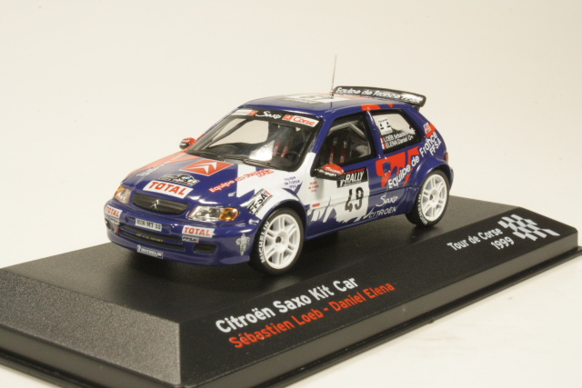 Citroen Saxo Kit Car, Tour de Corse 1999, S.Loeb, no.49