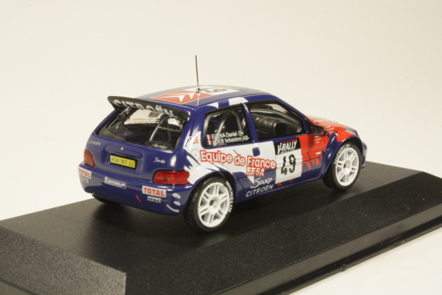 Citroen Saxo Kit Car, Tour de Corse 1999, S.Loeb, no.49