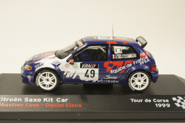 Citroen Saxo Kit Car, Tour de Corse 1999, S.Loeb, no.49