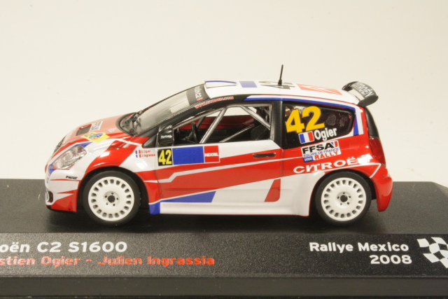 Citroen C2 S1600, Mexico 2008, S.Ogier, no.42