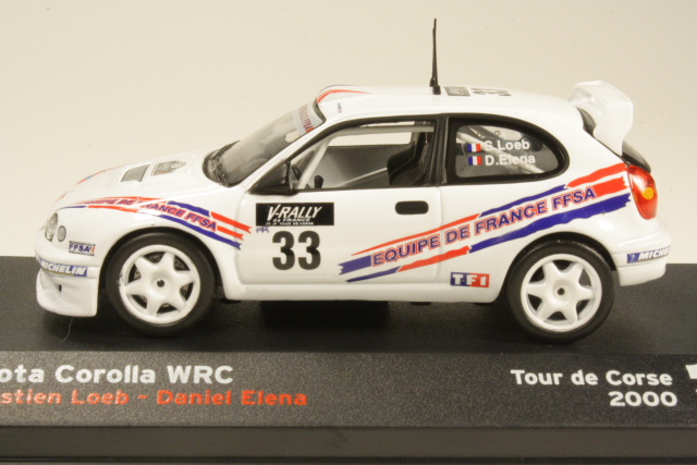 Toyota Corolla WRC, Tour de Corse 2000, S.Loeb, no.33 - Sulje napsauttamalla kuva