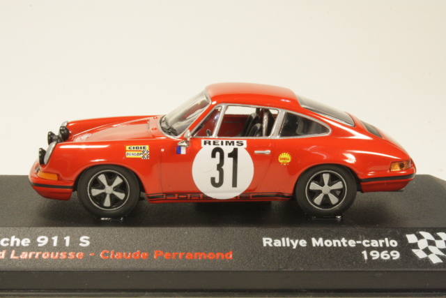 Porsche 911S, Monte Carlo 1969, G.Larrousse, no.31 - Sulje napsauttamalla kuva