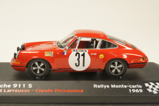 Porsche 911S, Monte Carlo 1969, G.Larrousse, no.31