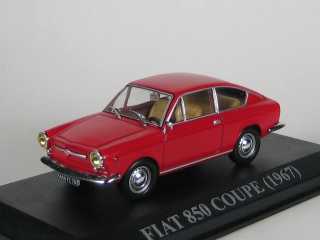 Fiat 850 Coupe 1967, punainen - Sulje napsauttamalla kuva