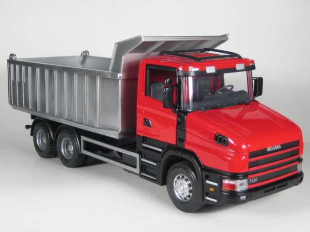 Scania T420, punainen/harmaa