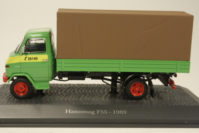 Hanomag F55 1969 "E.Krafzig", vihreä/ruskea - Sulje napsauttamalla kuva