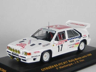 Citroen BX 4TC, Monte Carlo 1986, P.Wambergue, no.17